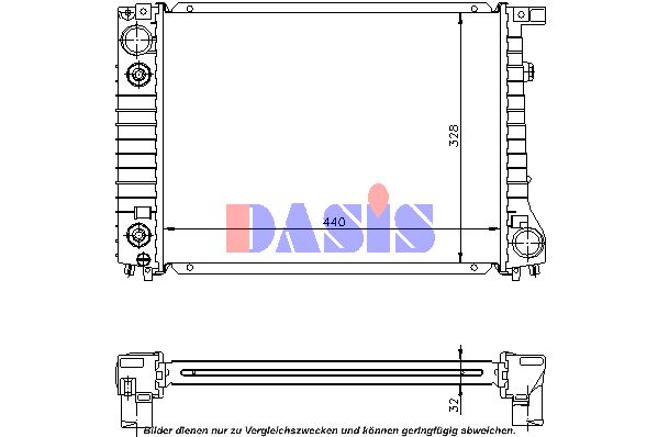 AKS DASIS Radiators, Motora dzesēšanas sistēma 051480N